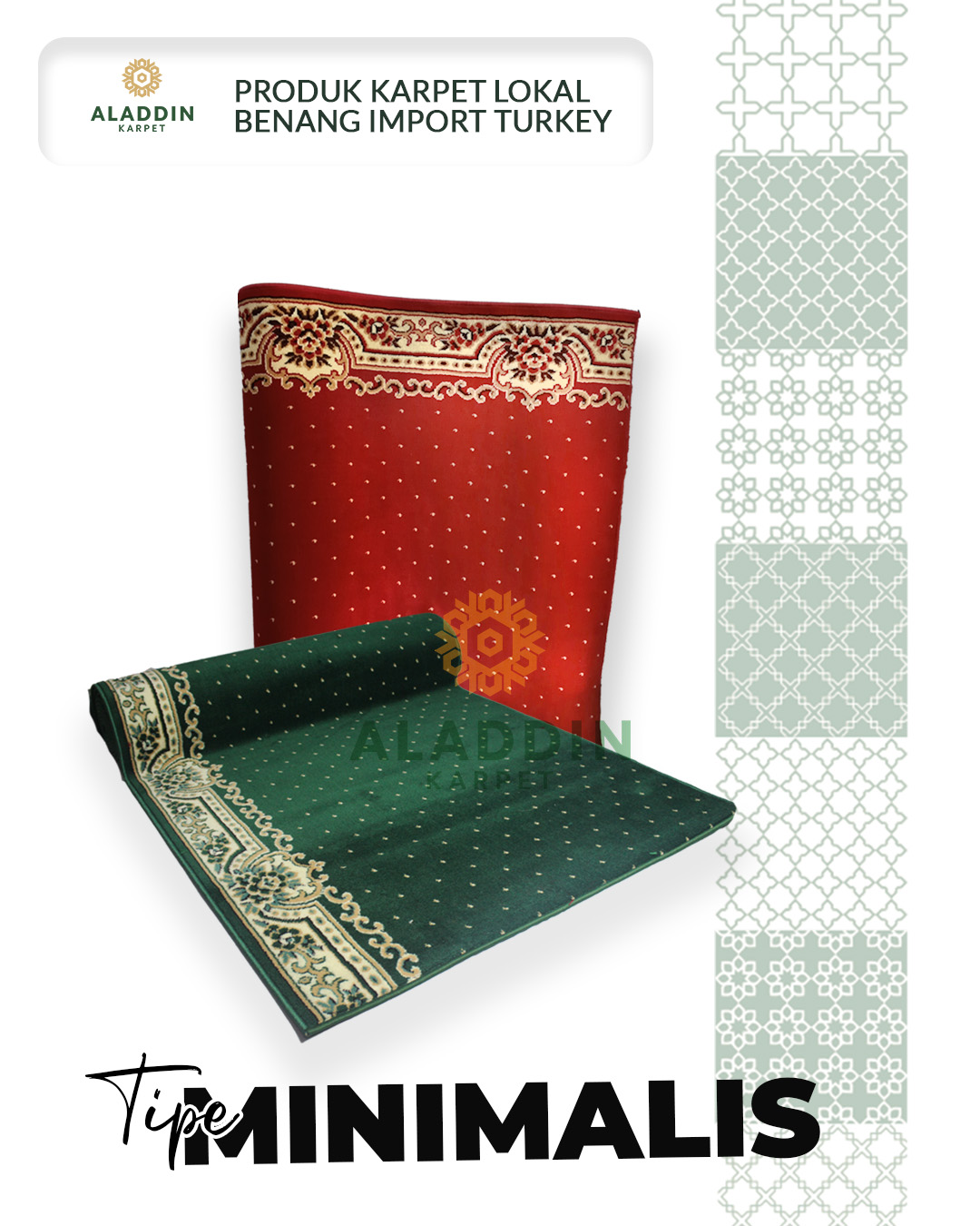 Karpet Masjid Palembeng-Toko Kapret Masjid Palembang-Harga Karpet Masjid Palembang-Aladdin Karpet Palembang